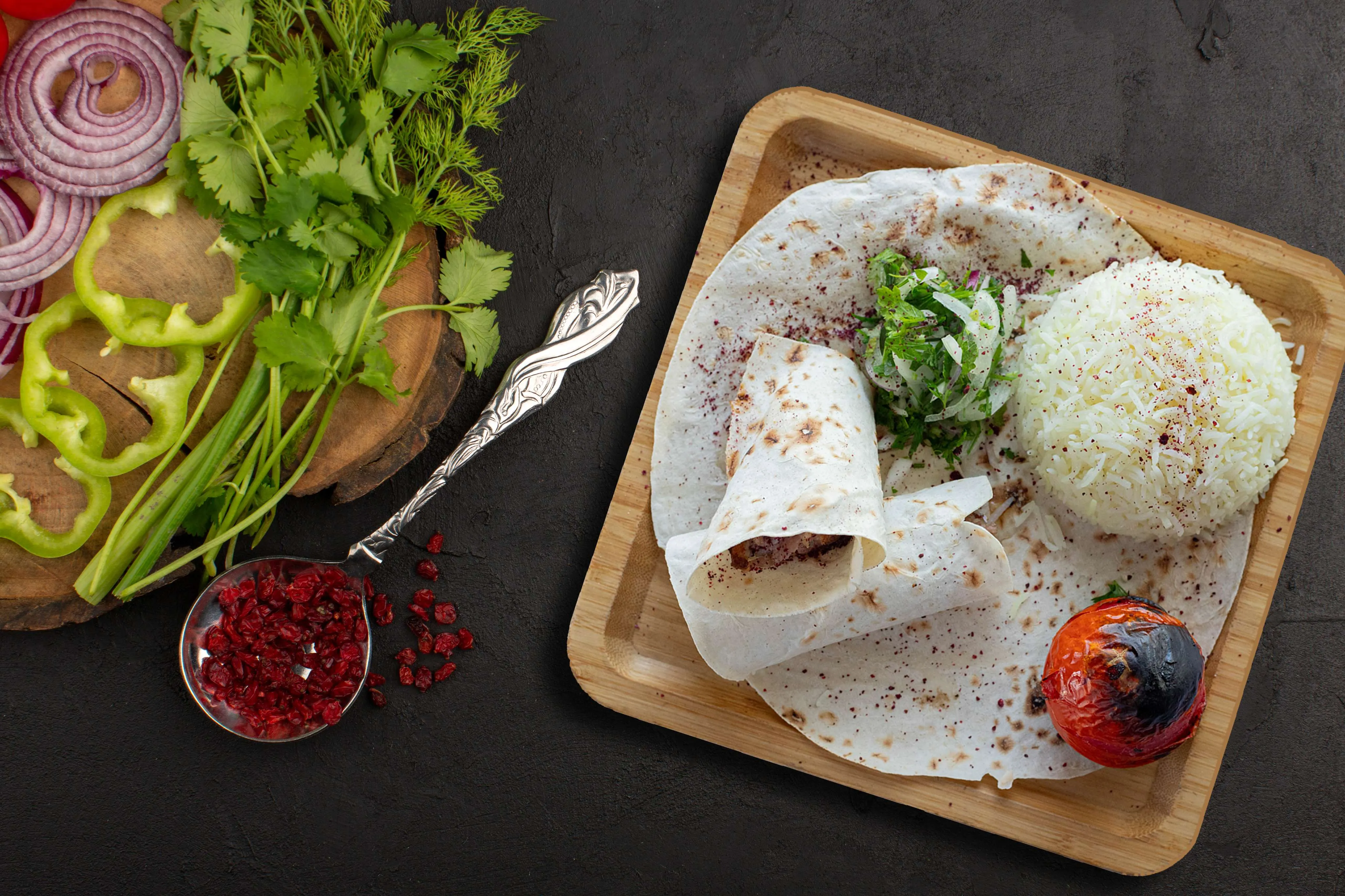 Quzu Lülə kabab düyü ilə